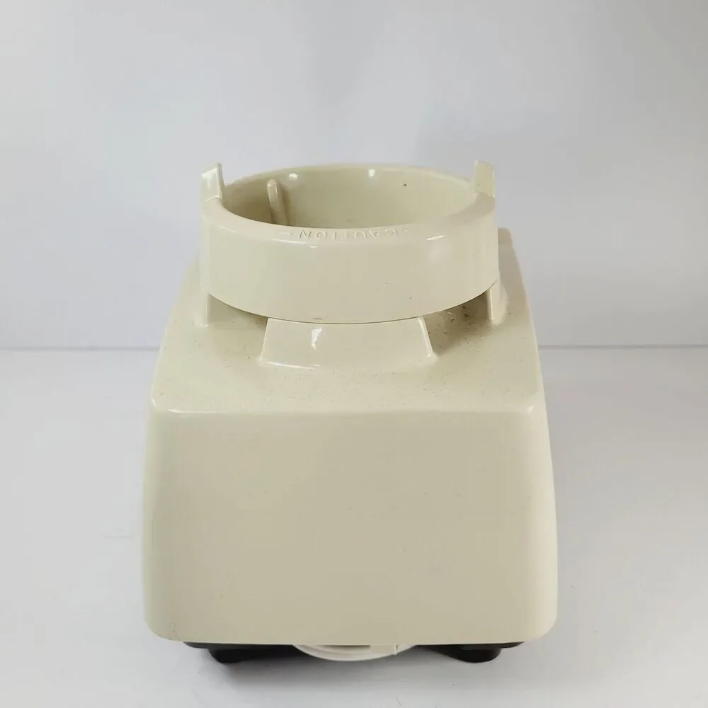 Vintage Oster Osterizer Dual Range Pulse-Matic 12 Blender Base 862-06H Beige
